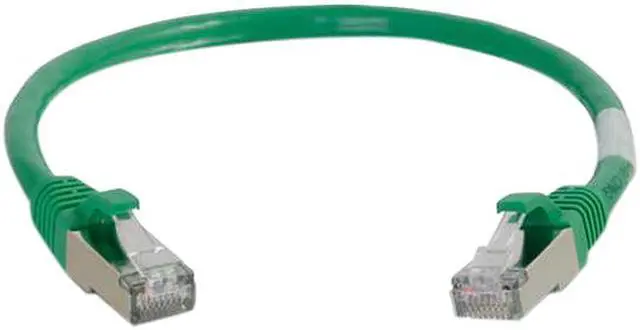 Alt view image 2 of 4 - C2G 00831 Cat6 Cable - Snagless Shielded Ethernet Network Patch Cable, Green (7 Feet, 2.13 Meters)