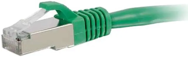 Alt view image 3 of 4 - C2G 00831 Cat6 Cable - Snagless Shielded Ethernet Network Patch Cable, Green (7 Feet, 2.13 Meters)