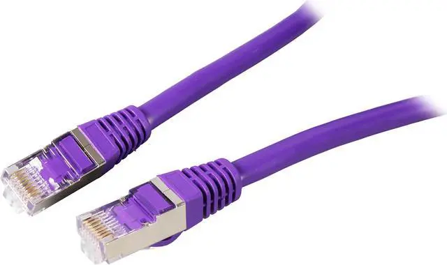 Main image of C2G 00910 Cat6 Cable - Snagless Shielded Ethernet Network Patch Cable, Purple (20 Feet, 6.09 Meters)