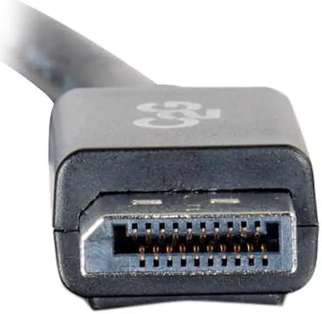 Alt view image 2 of 5 - C2G 54331 DisplayPort Male to VGA Male Active Adapter Cable, TAA Compliant, Black (3 Feet, 0.91 Meters)