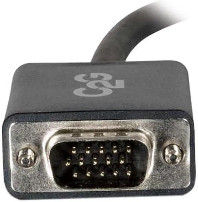 Alt view image 3 of 5 - C2G 54331 DisplayPort Male to VGA Male Active Adapter Cable, TAA Compliant, Black (3 Feet, 0.91 Meters)