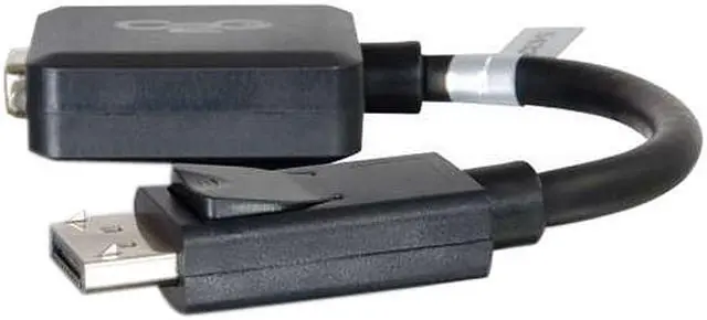 Alt view image 3 of 3 - C2G 54323 DisplayPort Male to VGA Female Active Adapter Converter, TAA Compliant, Black (8 Inches)