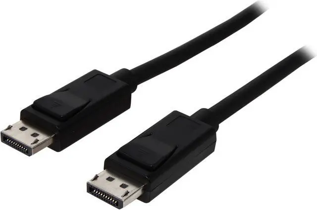 Main image of C2G 54403 DisplayPort Cable with Latches M/M, 8K UHD Compatible - Digital Audio Video, Black (15 Feet, 4.57 Meters)