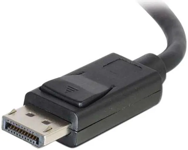 Alt view image 3 of 5 - C2G 54401 Displayport Cable with Latches M/M, 8K UHD Compatible - Digital Audio Video, Black (6 Feet, 1.82 Meters)