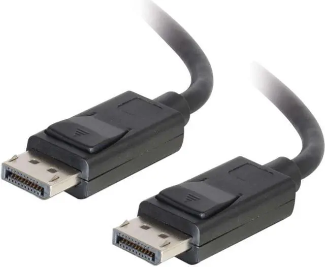 Main image of C2G 54404 DisplayPort Cable with Latches M/M, 8K UHD Compatible - Digital Audio Video, Black (25 Feet, 7.62 Meters)