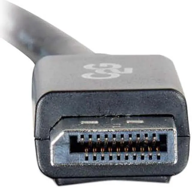 Alt view image 2 of 5 - C2G 54333 DisplayPort Male to VGA Male Active Adapter Cable, TAA Compliant, Black (10 Feet, 3.04 Meters)