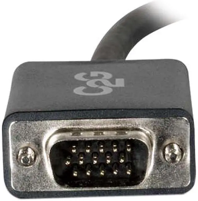 Alt view image 3 of 5 - C2G 54333 DisplayPort Male to VGA Male Active Adapter Cable, TAA Compliant, Black (10 Feet, 3.04 Meters)