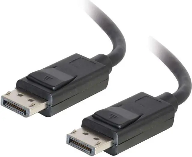 Main image of C2G 54400 DisplayPort Cable with Latches M/M, 8K UHD Comptatible - Digital Audio Video, Black (3 Feet, 0.91 Meters)