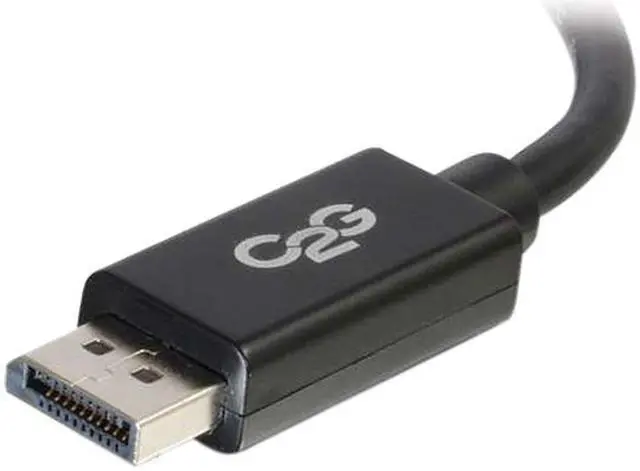 Alt view image 2 of 5 - C2G 54402 DisplayPort Cable with Latches M/M, 8K UHD Compatible - Digital Audio Video, Black (10 Feet, 3.04 Meters)