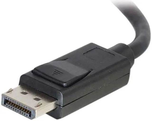 Alt view image 3 of 5 - C2G 54402 DisplayPort Cable with Latches M/M, 8K UHD Compatible - Digital Audio Video, Black (10 Feet, 3.04 Meters)