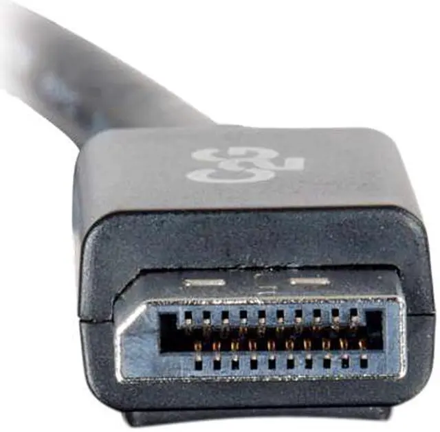 Alt view image 4 of 5 - C2G 54402 DisplayPort Cable with Latches M/M, 8K UHD Compatible - Digital Audio Video, Black (10 Feet, 3.04 Meters)