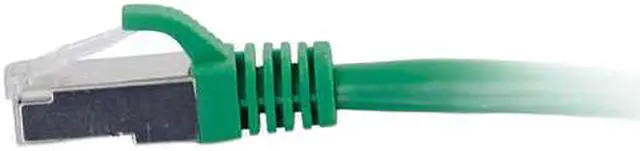 Alt view image 3 of 4 - C2G 00826 Cat6 Cable - Snagless Shielded Ethernet Network Patch Cable, Green (2 Feet, 0.60 Meters)