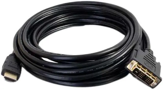 Alt view image 4 of 4 - C2G 42514 Black Connector 1 : (1) HDMI Male
Connector 2 : (1) DVI-D Single Link Male Male to Male HDMI TO DVI-D DIGITAL VIDEO CABLE