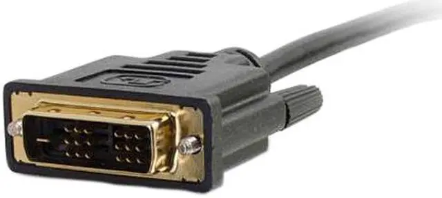Alt view image 3 of 4 - C2G 42514 Black Connector 1 : (1) HDMI Male
Connector 2 : (1) DVI-D Single Link Male Male to Male HDMI TO DVI-D DIGITAL VIDEO CABLE