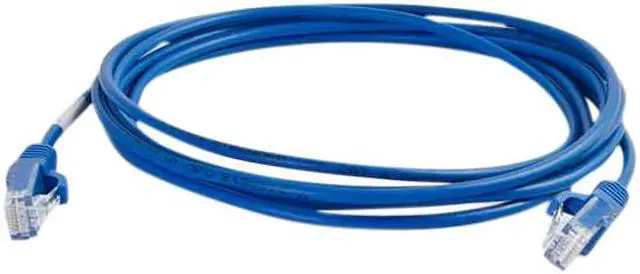Alt view image 2 of 2 - C2G 01076 Cat6 Cable - Snagless Unshielded Slim Ethernet Network Patch Cable, Blue (3 Feet, 0.91 Meters)