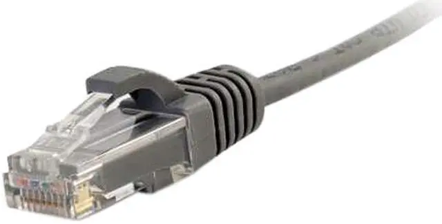 Alt view image 2 of 4 - C2G 01084 Cat6 Slim Cable - Snagless Unshielded Slim Network Patch Cable, Gray (6 Inches)