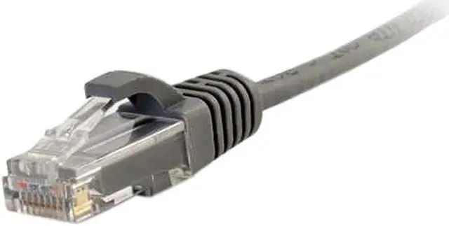 Main image of C2G 01090 Cat6 Cable - Snagless Unshielded Slim Ethernet Network Patch Cable, Gray (4 Feet, 1.21 Meters)