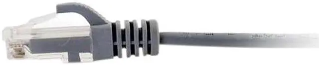 Alt view image 2 of 3 - C2G 01090 Cat6 Cable - Snagless Unshielded Slim Ethernet Network Patch Cable, Gray (4 Feet, 1.21 Meters)