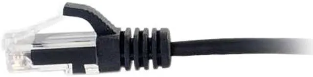 Alt view image 3 of 3 - C2G 01097 Cat6 Cable - Snagless Unshielded Slim Ethernet Network Patch Cable, Black (6 Inches)