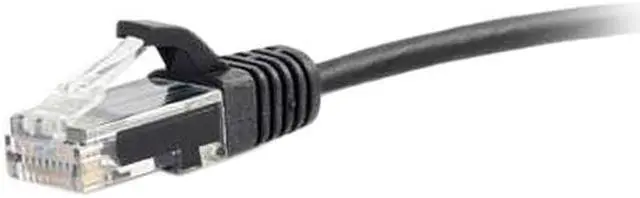 Alt view image 2 of 3 - C2G 01098 Cat6 Cable - Snagless Unshielded Slim Ethernet Network Patch Cable, Black (1 Foot, 0.30 Meters)