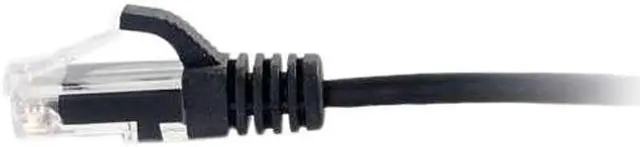 Alt view image 3 of 3 - C2G 01098 Cat6 Cable - Snagless Unshielded Slim Ethernet Network Patch Cable, Black (1 Foot, 0.30 Meters)
