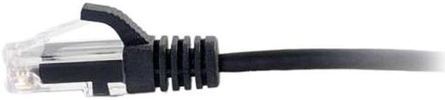 Alt view image 3 of 3 - C2G 01102 Cat6 Slim Cable - Snagless Unshielded Slim Ethernet Network Patch Cable, Black (3 Feet, 0.91 Meters)