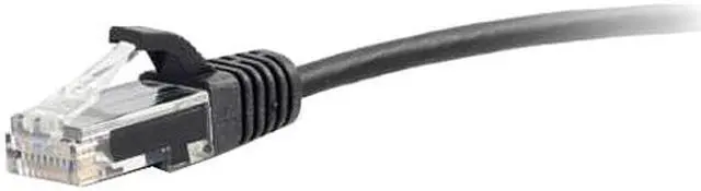 Alt view image 2 of 3 - C2G 01103 Cat6 Cable - Snagless Unshielded Slim Ethernet Network Patch Cable, Black (4 Feet, 1.21 Meters)