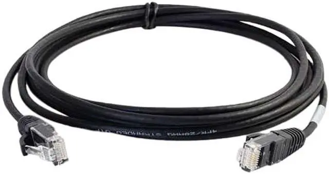 Main image of C2G 01103 Cat6 Cable - Snagless Unshielded Slim Ethernet Network Patch Cable, Black (4 Feet, 1.21 Meters)