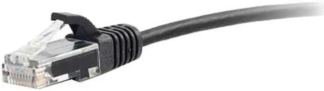 Alt view image 2 of 3 - C2G 01105 Cat6 Slim Cable - Snagless Unshielded Slim Network Patch Cable, Black (6 Feet, 1.82 Meters)