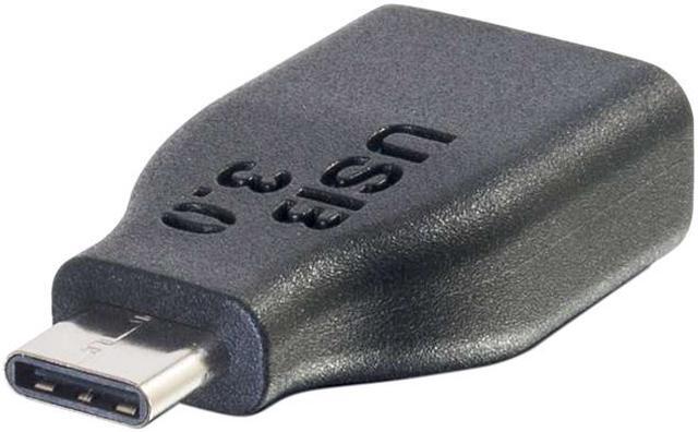 Main image of C2G 28868 USB 3.0 (USB 3.1 Gen 1) USB-C to USB-A Adapter Male/Female Thunderbolt 3, Tablet, Chromebook Pixel, Samsung Galaxy TabPro S, LG G6, MacBook
