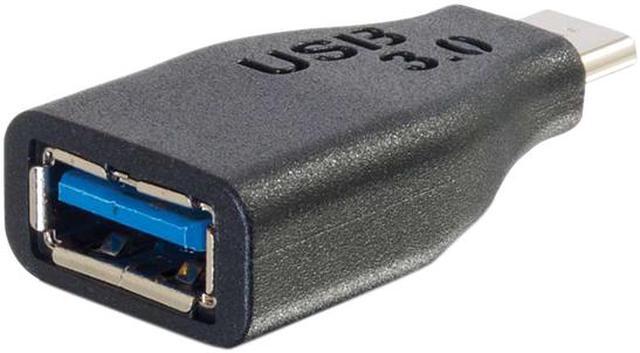 Alt view image 2 of 6 - C2G 28868 USB 3.0 (USB 3.1 Gen 1) USB-C to USB-A Adapter Male/Female Thunderbolt 3, Tablet, Chromebook Pixel, Samsung Galaxy TabPro S, LG G6, MacBook
