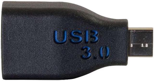 Alt view image 6 of 6 - C2G 28868 USB 3.0 (USB 3.1 Gen 1) USB-C to USB-A Adapter Male/Female Thunderbolt 3, Tablet, Chromebook Pixel, Samsung Galaxy TabPro S, LG G6, MacBook