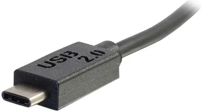 Alt view image 6 of 8 - C2G 28871 USB 2.0 USB-C to USB-A Cable, Male to Male (6 Feet) Thunderbolt 3, Tablet, Chromebook Pixel, Samsung Galaxy TabPro S, LG G6, Macbook