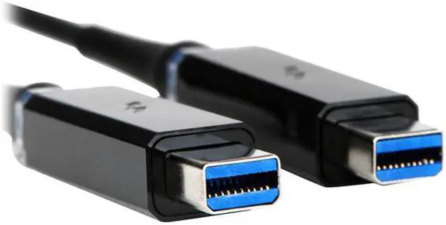 Alt view image 3 of 12 - Corning AOC-MMS4CVP010M20 Thunderbolt Optical Cable 10m (33ft) for Self-Powered Peripherals
