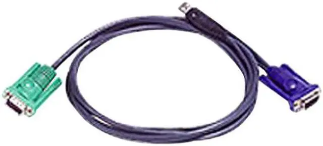 Alt view image 2 of 2 - ATEN 16 ft. USB KVM Cable 2L5205U