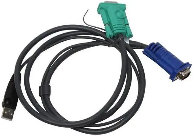Alt view image 2 of 2 - ATEN 4 ft. USB Intelligent KVM Cable 2L5201U
