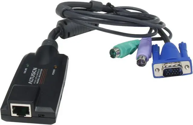 Alt view image 2 of 3 - ATEN See Product Details PS/2 KVM Adapter Cable (CPU Module) KA7520