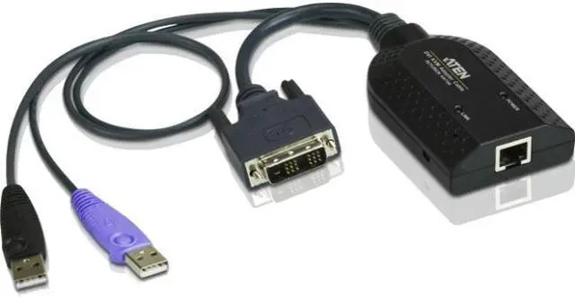 Main image of Aten DVI USB Virtual Media KVM Adapter Cable with Smart Card Reader (CPU Module)