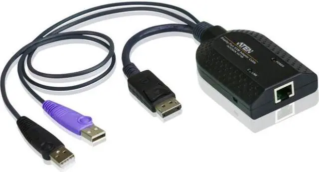 Main image of ATEN KA7169 USB DisplayPort Virtual Media KVM Adapter with Smart Card Support