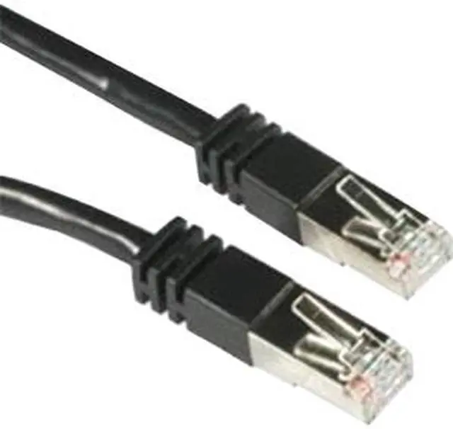 Main image of C2G 28691 5 ft. Cat5e Snagless Shielded (STP) Ethernet Network Patch Cable - Black