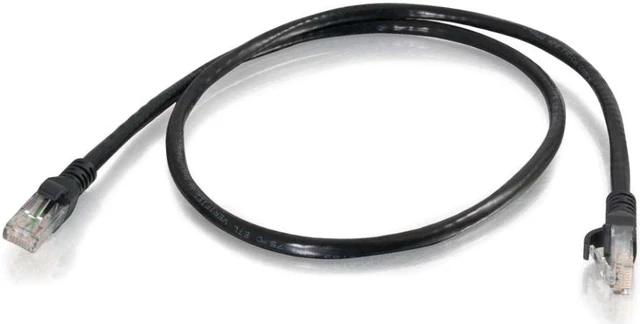 Main image of C2G 10300 Cat6 Cable - Snagless Unshielded Ethernet Network Patch Cable, TAA Compliant, Black (100 Feet, 30.48 Meters)