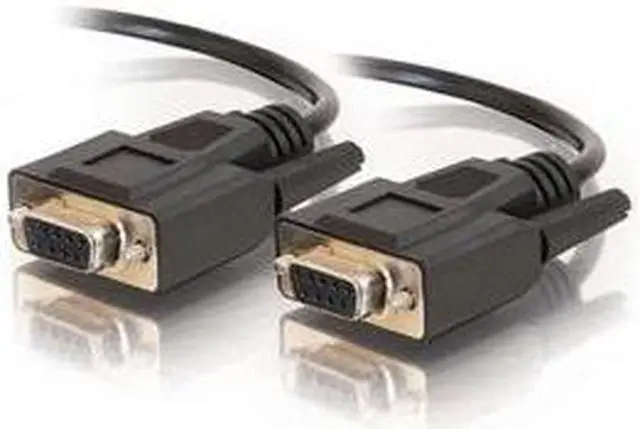 Main image of C2G 52037 DB9 F/F Serial RS232 Cable, Black (15 Feet, 4.57 Meters)