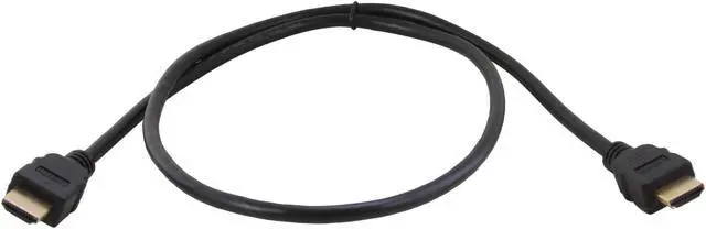 Alt view image 2 of 7 - Nippon Labs HDMI-HS-3 3 ft. HDMI 2.0 Male to Male High Speed Cable with Ethernet Channel, Black