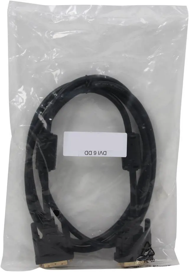 Alt view image 3 of 3 - Nippon Labs DVI6DD 6 ft. DVI D Dual Link (24 + 1) Male to Male Cable, Black