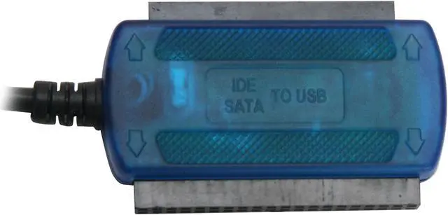 Alt view image 3 of 7 - Nippon Labs USB 2.0 to IDE/SATA HDD Adapter w/ Power Model USB-SATA