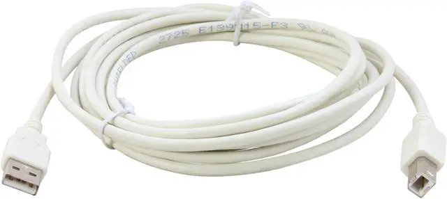 Alt view image 2 of 2 - Nippon Labs Beige 10 ft. USB cable A/male to B/male 10ft Model USB-10-AB 10 feet