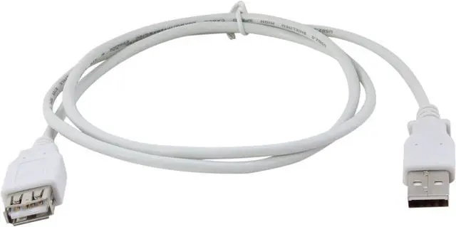 Alt view image 2 of 2 - Nippon Labs Beige 3 ft. USB cable A/Male to A/Female extension USB cable  Model USB-3-MF