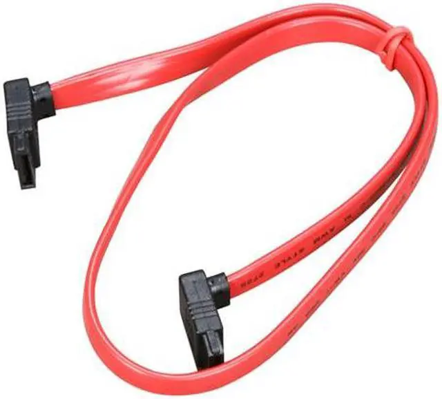Alt view image 2 of 2 - Nippon Labs Premium 0.5M (1.64 ft.) SATA Cable with 2 Right Angle Connectors for SATA I and SATA II Hard Drive 1.64ft Model SATA-0.5RR 1.64 feet