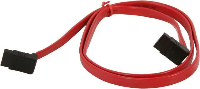 Alt view image 2 of 3 - Nippon Labs SATA-1RR Premium 1M (3.28 ft.) SATA Cable with 2 Right Angle Connectors for SATA I and SATA II Hard Drive