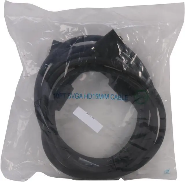 Alt view image 3 of 3 - Nippon Labs 10 ft. SVGA Cable Male to Male Coaxial SVGA cable 10ft Model SVGA-10 10 feet